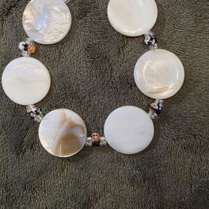 Elegant Cream Shell Necklace